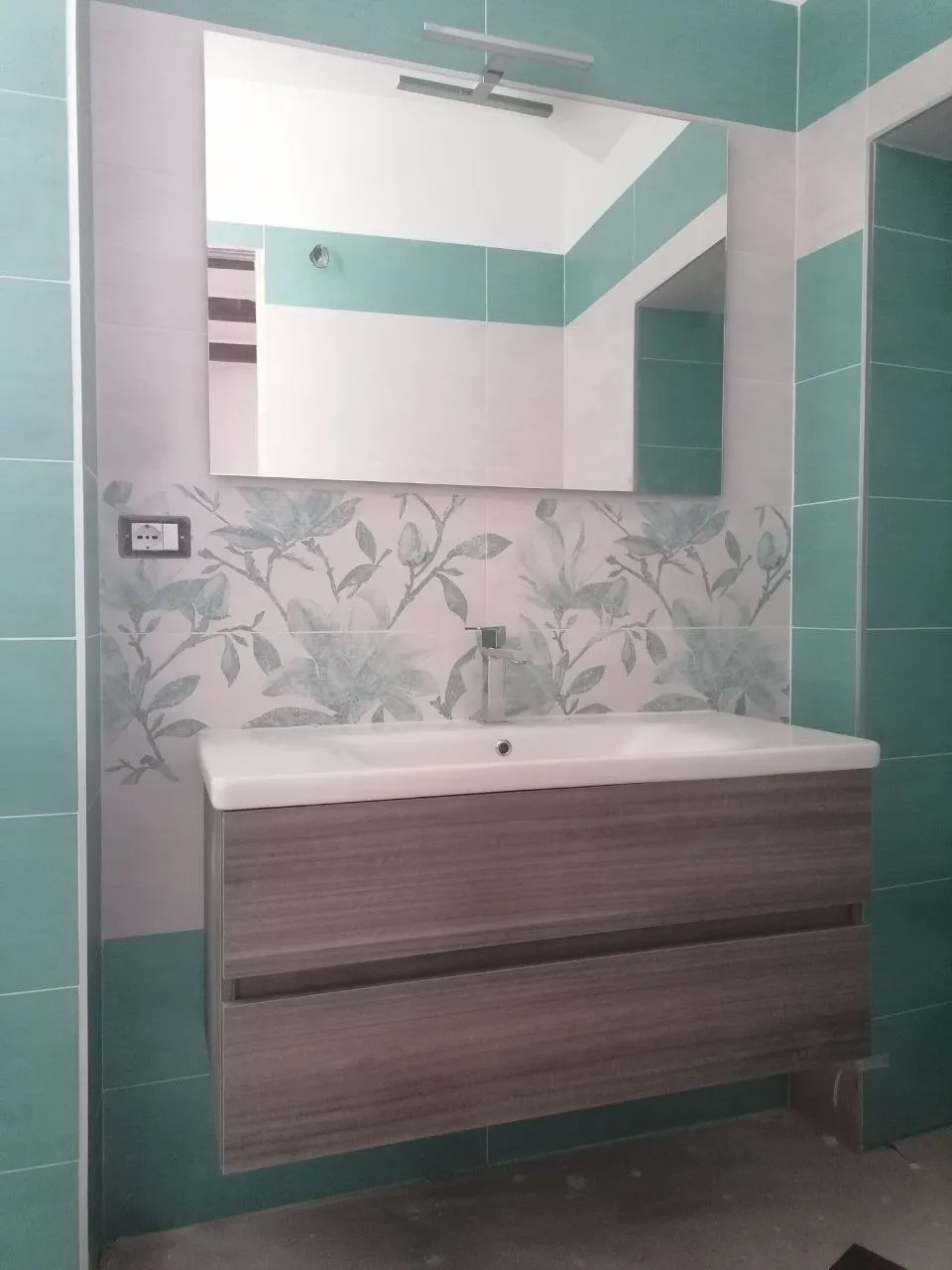 Pavimento posa ultimata — soggiorno