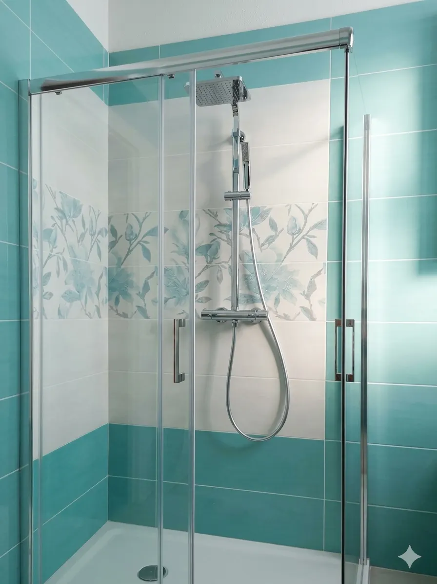 Bagno rivestimento completato