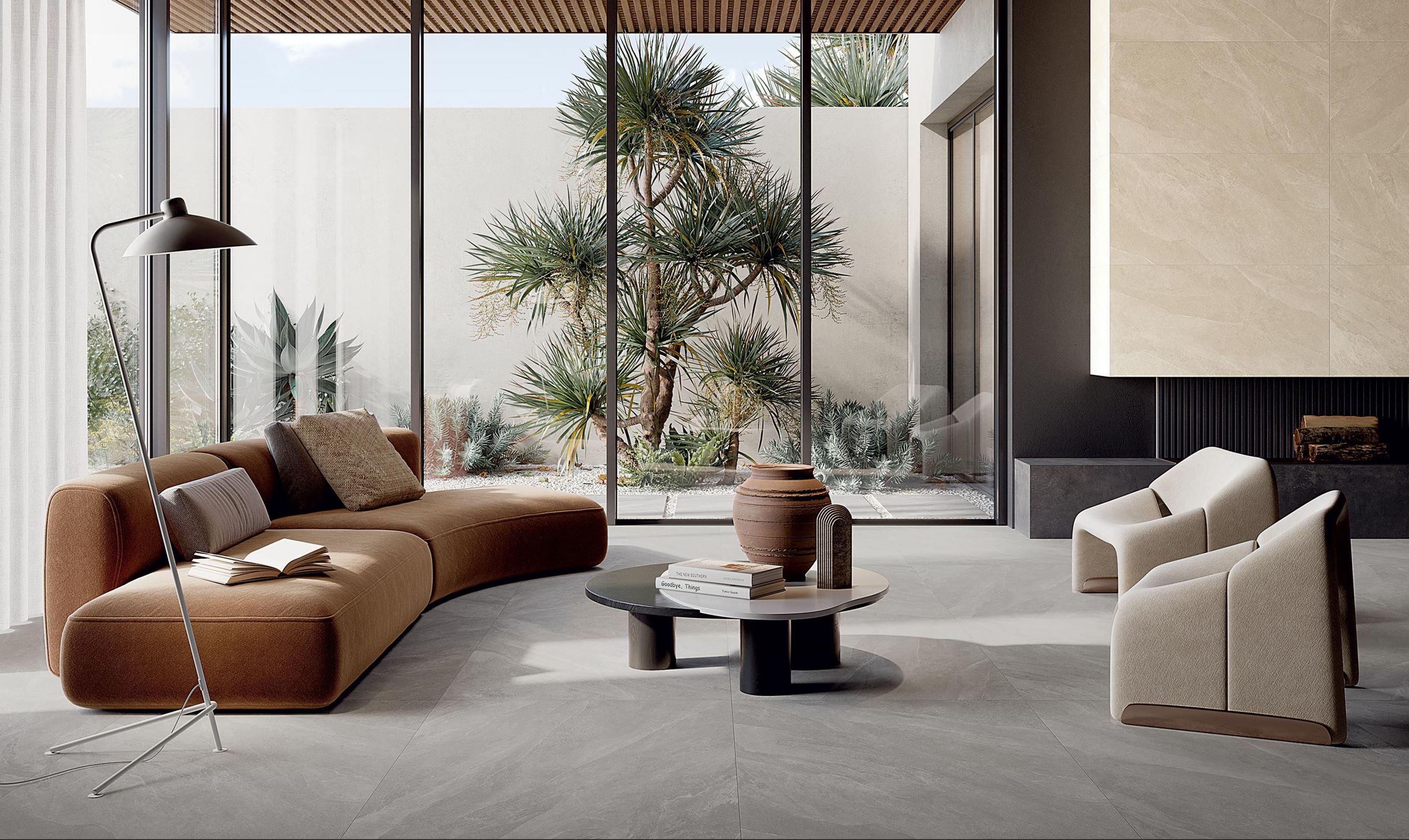 Pavimenti in gres porcellanato - Effetti legno e marmo